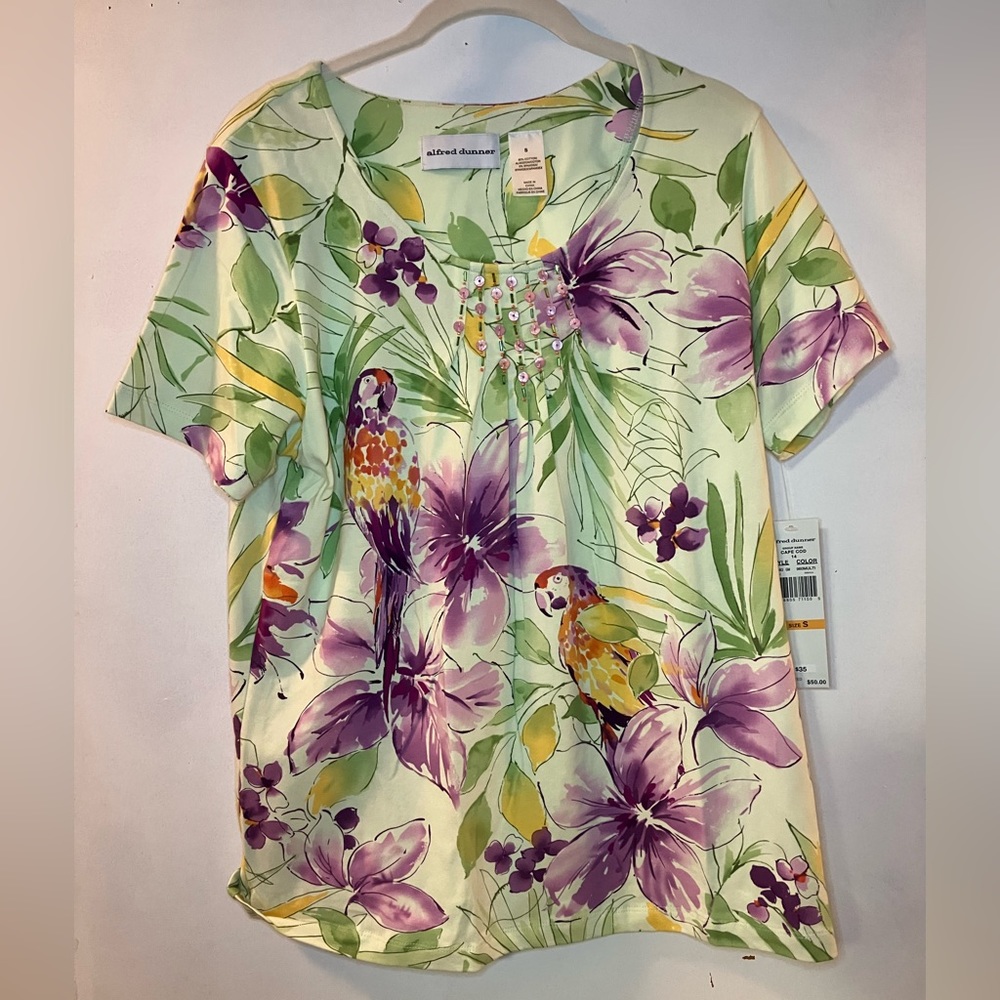 Alfred Dunner Cape Cod short sleeve top